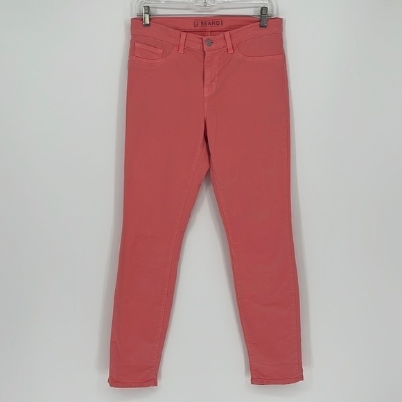 J Brand 811 Mid-Rise Skinny Jeans Coral Size 29 - Picture 2 of 15